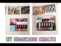 Como hacer un organizador para esmaltes o barniz I DIY