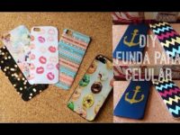 3 ideas para crear fundas o forros para tu celular l DIY phone cases