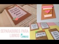 Como hacer separadores para libros I DIY