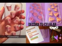 Como decorar fácil tu forro, funda o protector para tu celular I DIY
