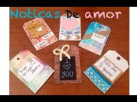 Notas de amor I DIY