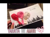 Como hacer una tarjeta creativa para tu novio o novia I DIY