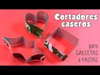 Cortadores caseros para galletas o pastas