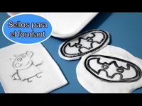 Cómo hacer sellos para el fondant: Pepa pig y Batman
