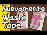 Crea tus washi tape Tutorial DIY