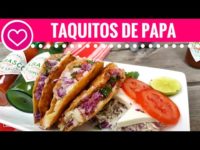 TACOS DORADOS de papa sin freir – Las Recetas de Laura ❤ Recetas de Comida Saludable