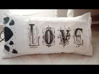 TRANSFER Y STENCIL 3D SOBRE TELA 1/2