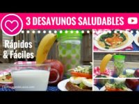 3 DESAYUNOS SALUDABLES en menos de 5 minutos – Las Recetas de Laura ❤ Recetas de Comida Saludable