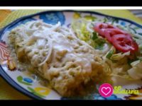 Como hacer ENCHILADAS SUIZAS  ¡Sin freír! ♥ Las Recetas de Laura