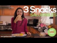 3 SNACKS SALUDABLES! – Recetas para perder/mantener peso ♥