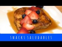 3 DELICIOSOS SNACKS SALUDABLES EN 5 MINUTOS!!