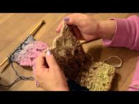 Conjunto de Diadema y mitones en punto Mariposa 02