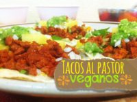 Tacos al pastor veganos