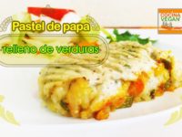 Pastel de papa relleno con verduras