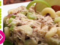Ensalada de Atún con manzana y Coditos♥Tuna Apple Salad for the Super Bowl!♥