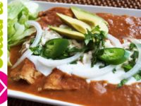 Enfrijoladas con queso fresco Comida Saludable, Comida Mexicana