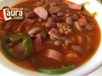 Como hacer FRIJOLES CHARROS – Comida Saludable