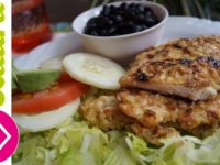 Milanesa de Pollo ¡Sin freír! Las Recetas de Laura Comida saludable
