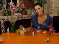 Mariposas hechas con botellas de plastico