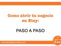 Como abrir tienda en ETSY, paso a paso