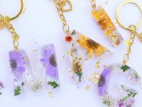 Llavero personalizado con flores!